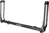 Saris MHS Duo 1-Bike Tray securely attached to a hitch rack for reliable transport.