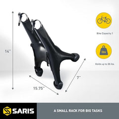 Saris Solo compact design stored in a small trunk