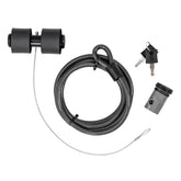 Saris trunk rack lock securing the rack to a vehicle for theft deterrence.