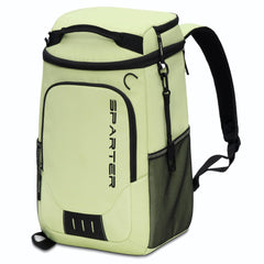 SPARTER backpack cooler with closed lid keeps beverages cool on the go