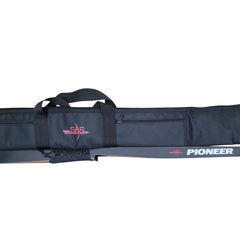 SAS longtraditional bow case carrying handles provide easy transport to range or field.