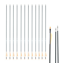 SAS Oblivion 30in carbon arrow with 3-inch vanes for precision practice.