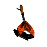 SAS TruFire Spark Youth Buckle Foldback Release orange, closed for precise, consistent releases