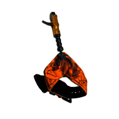 SAS TruFire Spark Youth Buckle Foldback Release orange, closed for precise, consistent releases