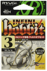 SASAME Infini Hobbit HIH054#3 angle view for finesse fishing with light tackle.