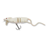 Savage Gear 3D Rad Rat bait, white, topwater action attracts predators from a distance