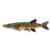 Savage Gear 4D Line Thru Pike lure front view showing realistic pike profile for big fish