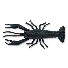 Savage Gear NED Craw black-blue profile boosts bass attraction with lifelike crawfish silhouette.