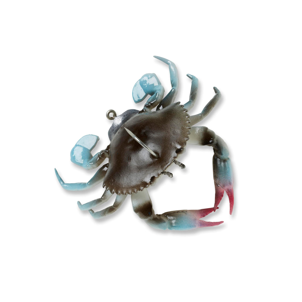 Savage Gear TPE 3D Crab lure, blue crab color, realistic bottom-action to entice target fish