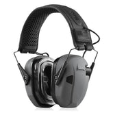 Savior Equipment Apollo ear muffs hard-shell close-up shows durable protection for shooting sessions.