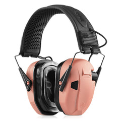 Savior Equipment Apollo earmuffs open box view with peach color for range-ready comfort
