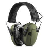 Savior Equipment Apollo earmuffs shell in green provide durable hearing protection for shooting.