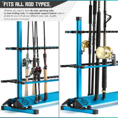 Savior Equipment garage storage stand highlights sturdy construction and stable ground placement.