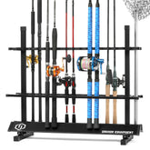 Savior Equipment rod rack stand front view keeping gear neatly organized