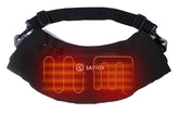 SAVIOR HEAT heated hand muff back heat area delivers fast warmth during outdoor hunts.