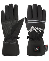 SAVIOR HEAT heated gloves front view ideal for cold-weather outdoor use