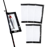 Savita 5-pack lure wraps in clear PVC, 20x10cm (7.9x3.9in)