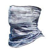 Flying Fisherman SunBandit Water Camo Gray SB1205P neck gaiter mask worn outdoors