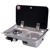 SBPKMARSCT gas stove with sink combo for RVs and boats.