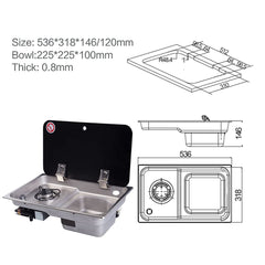 SBPKMARSCT tempered glass lid for heat resistance and protection.