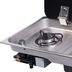 SBPKMARSCT two-burner knob controls provide precise flame adjustment.