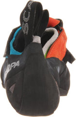 Scarpa Boostic heel-fit offers precise heel hooking with reliable rubber grip.