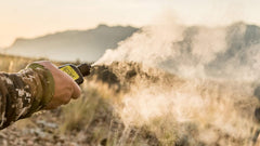 Scent-A-Way Wind Indicator compact design fits pockets for quick field checks.