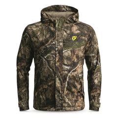SCENTBLOCKER Drencher jacket camo pattern aids concealment in natural terrain.
