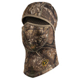 SCENTBLOCKER Shield S3 headcover in forest camo offers stealth odor-control for hunting.