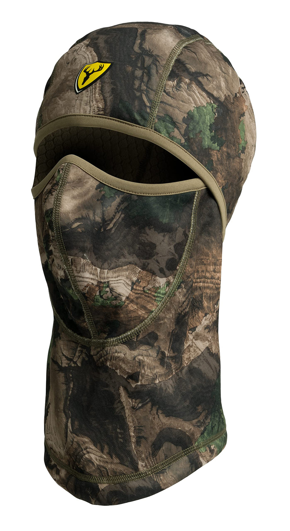SCENTBLOCKER Shield Series S3 headcover worn by a hunter for midseason concealment and odor control.