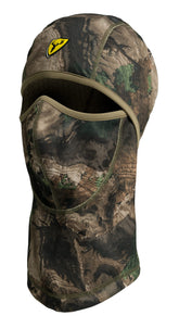 SCENTBLOCKER Shield Series S3 headcover worn by a hunter for midseason concealment and odor control.