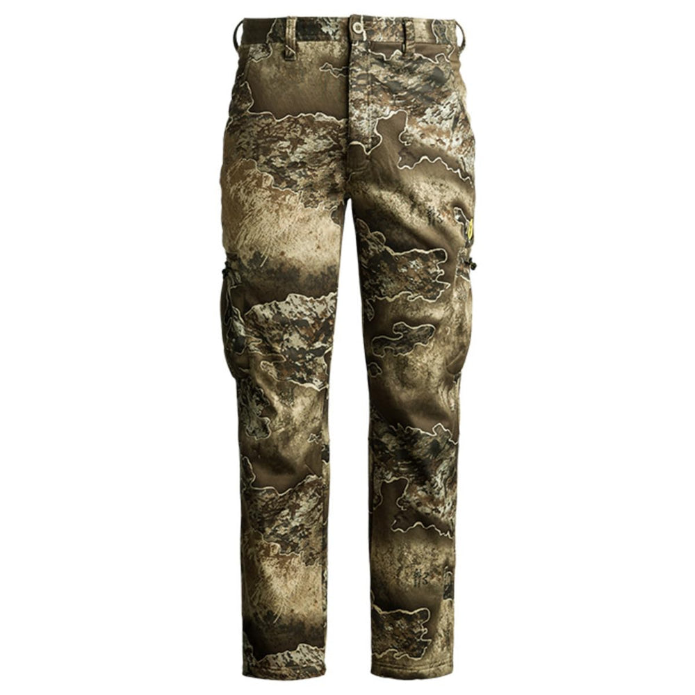 SCENTBLOCKER Shield Series Silentec midweight pants front view in Realtree Excape for silent hunts