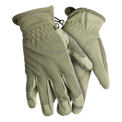 SCENTBLOCKER stretch shooting glove with leather palm for a secure grip during range sessions.