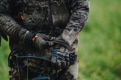 ScentLok Savanna glove lightweight design worn during an all-day hunt.