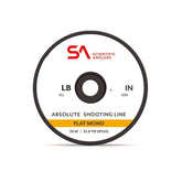 Scientific Anglers Absolute Flat Mono Shooting Line reduces twist for smoother casting
