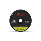 Scientific Anglers Absolute Fluorocarbon Trout Tippet 100m spool for stealthy trout presentations.