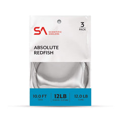 Scientific Anglers Absolute Redfish Leader 3-pack—heavier flies with abrasion resistance.