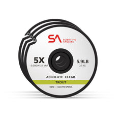 Scientific Anglers Absolute Trout Clear Tippet assortment spool for versatile 4X–6X trout fishing