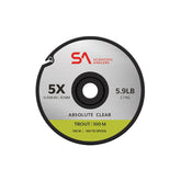 Scientific Anglers Absolute Trout fly line with floating taper for delicate surface presentations.