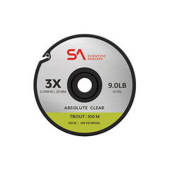 Scientific Anglers Absolute Trout line with floating taper for delicate surface presentations.