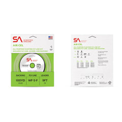 Scientific Anglers Air Cel Fly Line Kit 5wt front view ready for quick freshwater rigs.