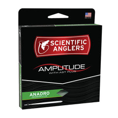 Scientific Anglers Amplitude Anadro fly line front view with Dry Tip Technology for better line control