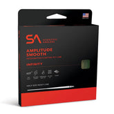 Scientific Anglers Amplitude Smooth Infinity fly line with extended head enabling long casts and precise mending.