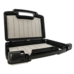 Scientific Anglers Boat Box lid foam enables secure storage of large flies on the water