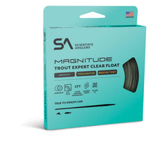 Scientific Anglers Magnitude Smooth Trout Expert 10' Clear Tip fly line for stealthy dry presentations