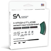 Scientific Anglers Magnitude with 12 clear-tip enables stealthy saltwater presentations.