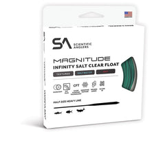 Scientific Anglers Magnitude Textured Infinity Salt Full Float 9wt, DuraCoat durability for smooth casting.