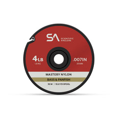 Scientific Anglers Mastery Bass and Panfish Tippet on 30m spool for reliable warmwater fishing