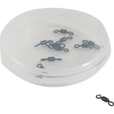 Scientific Anglers Micro Swivels 40lb Small front view with stealth black finish reduces line twist