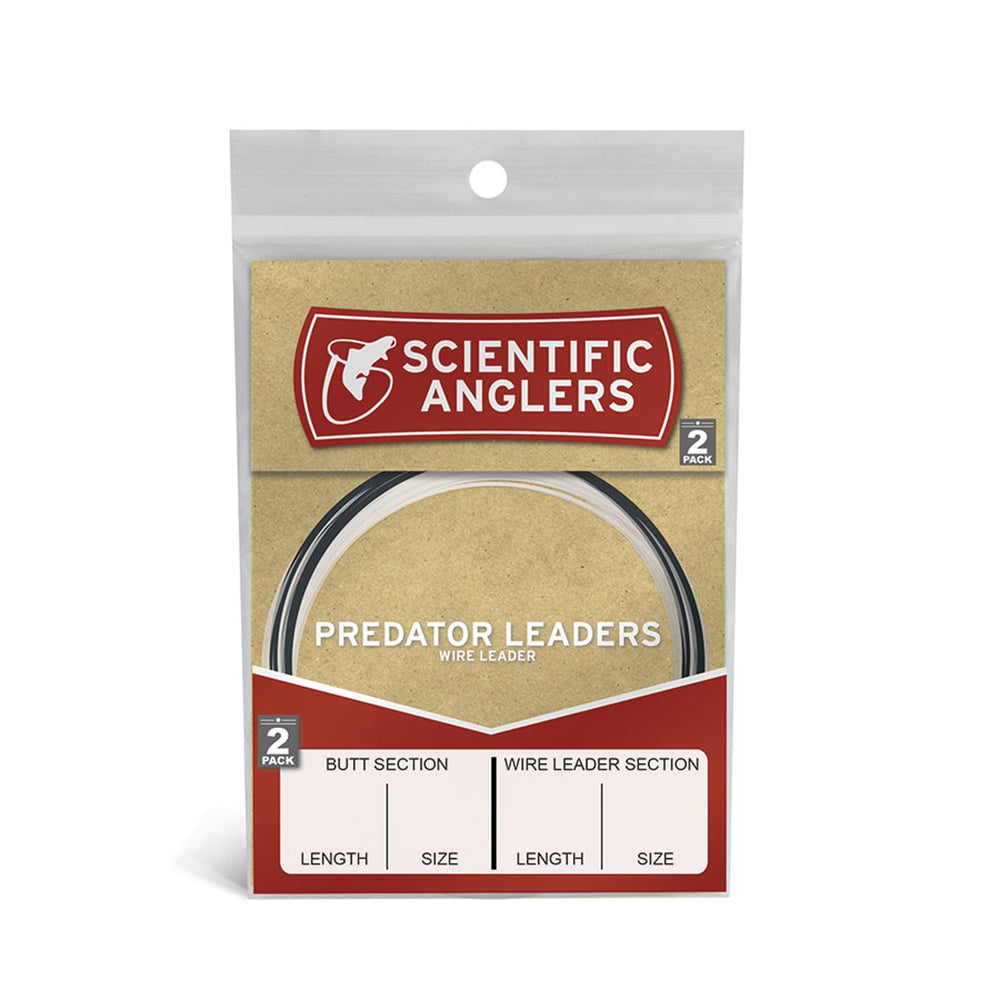 Scientific Anglers Predator Wire Leaders S20-20lb front view shows low-visibility coating.